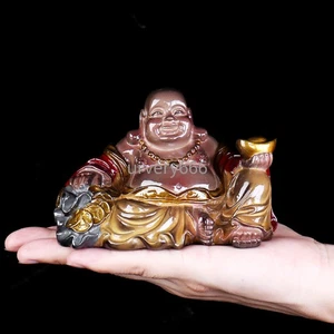 11,5 cm Farbwechsel Tee Haustier Maitreya Buddha Tee Haustier Ornament Teeservice Teeservice Teeservice - Bild 1 von 9