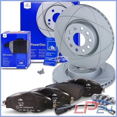 ATE POWER DISC DISQUES+CERAMIC PLAQUETTES DE FREIN AVANT POUR VW GOLF SPORTSVAN - Photo 1/4