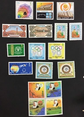 SAUDI ARABIA 1984-1985 XF MNH Lot Between Sc#912-930a, Nine Complete Sets, Cv$26 - Image 1 of 2