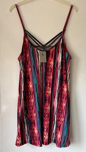 TU multi colour long sleeveless T-shirt size 16 - Picture 1 of 1