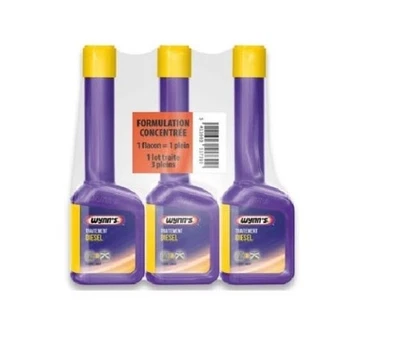 WYNNS, WYNN’S Lot 3 X Traitement additif nettoyant injecteurs moteur diesel WYNN'S