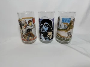 Lotto di 3 bicchieri Burger King vintage Star Wars Il ritorno dello Jedi 1983 - Foto 1 di 8