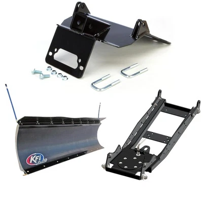 Kit de arado KFI para Yamaha Wolverine X2 850 YXE85 R-Spec 2019 con hoja de polietileno de 72" Foto 1 de 4