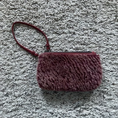 Bolso de Mano Patricia Nash Italiano Cuero Piel de Oveja Muñequera Rosa Oscuro Foto 1 de 4