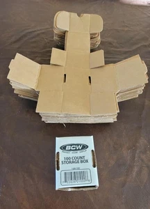 20 x 100 Count BCW Trading Card Storage Boxes - Used - Picture 1 of 5