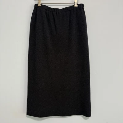 Eileen Fisher 100% Merino Wool Midi Skirt Size L - Image 1 of 4