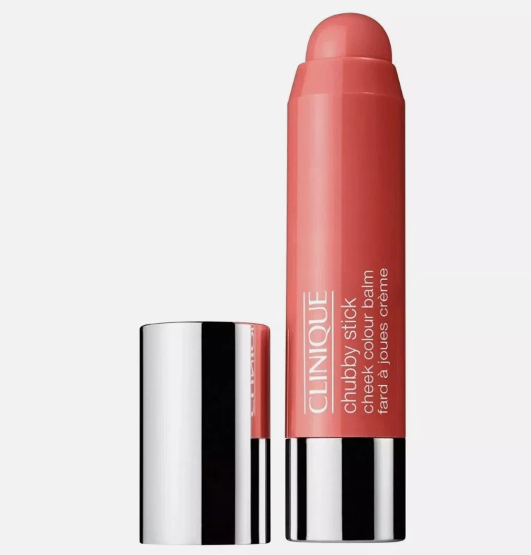 Bálsamo colorido para bochechas Clinique Chubby Stick 02 ruibarbo robusto 0,21 oz - Imagem 1 de 1