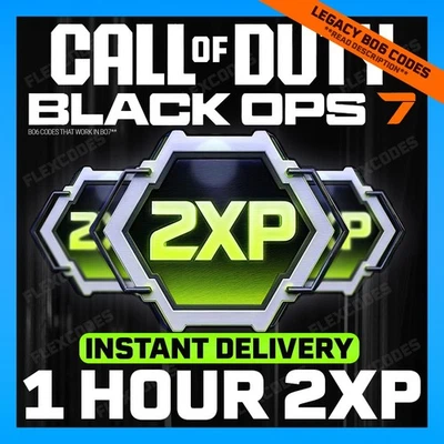 Call of Duty Black Ops 7 (BO7) 🔥 1 HOUR Double XP 2XP 🔥 BO6 Codes | Global 2XP - Image 1 of 4