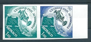 Mónaco, 1962, carreras de coches, pruebas de color, completo, MNH - Imagen 1 de 1