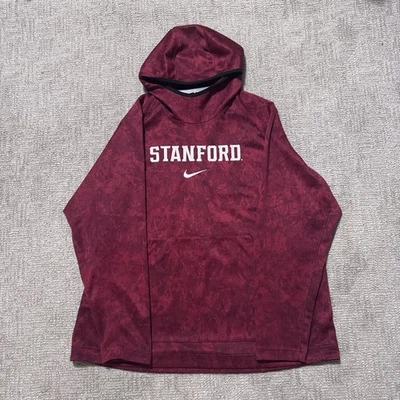 Men's Nike Stanford Cardinal Red Hoodie DriFIT Pullover Sweatshirt Size 3XL NCAA - Image 1 of 3