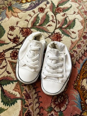 Zapatos Converse Baby All Star Cuna Talla 2 Infantil Blancos Foto 1 de 4