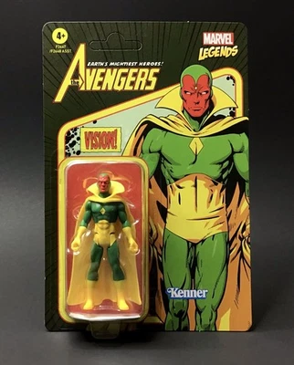 Figura de acción Hasbro Marvel Legend Retro Vision Kenner 2021 3,75” sin perforar Foto 1 de 4