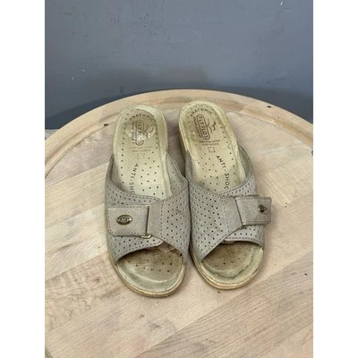 Sandalias Fly Flot Anatomic para mujer talla 6,5/37 gamuza cuero gris topo antichoque Foto 1 de 4