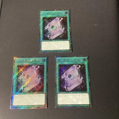 3X Playset - Spellbook of Secrets (Platinum Secret Rare) RA04-EN189 - Image 1 of 2