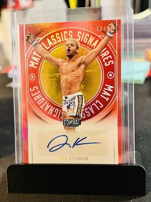2025 Panini Combat Anthology  Mat Classics JOSH KOSCHECK /99🔥 - Image 1 of 2