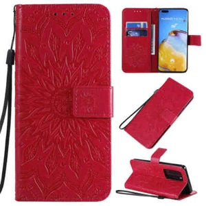 For Huawei P40 Lite P20 P30 Pro Flip Wallet Card Holder Leather Phone Case Cover - Picture 1 of 40