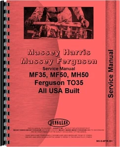 Massey Harris 50 Traktor Service Manual (1955-1956) MH-S-MF35,50+ - Bild 1 von 1