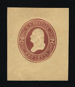 GENUINE SCOTT #W283 MINT 1884-1886 BROWN ON MANILA PLIMPTON-MORGAN LARGE WRAPPER - Picture 1 of 2