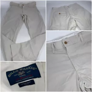 Bill’s Khakis Parker Pants 32x32 (30 Tag) Beige Cotton Flat Front P3 YGI G3-225 - Picture 1 of 10