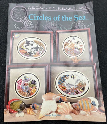 Circles of the Sea Stoney Creek Cross Stitch Pattern Book #115 Fish - Image 1 of 3