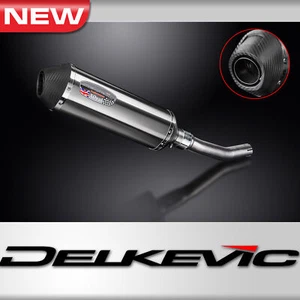 Kawasaki KLR650A 1987-2007 Slip On 13.5" X-Oval Stainless Exhaust Muffler Kit - Picture 1 of 5