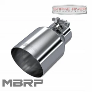 MBRP 2.5" Entrada 4" Salida 6.5" Longitud Acero Inoxidable Pulido Punta de Escape T5176 - Imagen 1 de 4