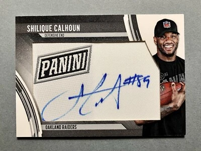 2016 SHILIQUE CALHOUN Panini Day Manufactured RPA Card# 18 - Image 1 of 3