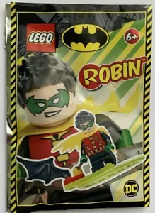 POLYBAG FIGURINE LEGO FOIL 212114 SUPER HEROES BATMAN ROBIN THE SURF - Imagen 1 de 1