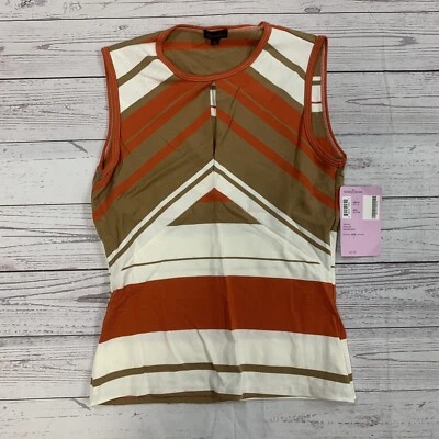 Womens Shameless Orange/Brown Blouse Size Large - Image 1 of 4
