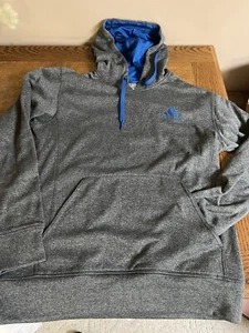 Men’s Gray Adidas “the Go-to Hoodie” Climawarm Size M - Picture 1 of 10