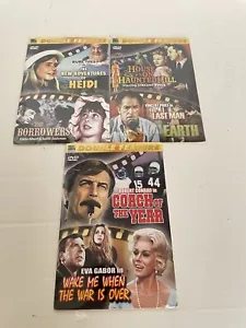 5 Vintage DVD Double Feature Movies Coach of Year, - Picture 1 of 4