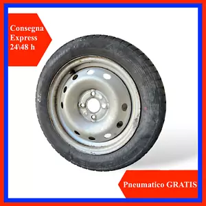 Cerchio Per PANDA 4x4 in ferro da 14" pollici ET 37 Usati con Pneumatici 165-65 - Foto 1 di 9