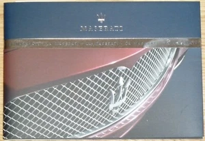 MASERATI RANGE (QUATTROPORTE COUPE GRANSPORT MC12) BROCHURE 2005 GERMAN EXC - Picture 1 of 23