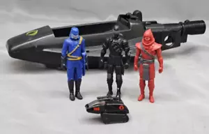 G.I. Figuras Joe Cobra Commander Red Ninja Snake Eyes + Cobra Mamba - Imagen 1 de 4