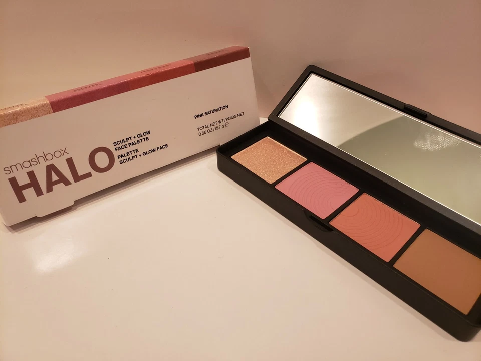 Smashbox - Halo Sculpt + Glow Face Palette - Pink Saturation - 0.55 Oz - NIB - Image 1 of 1