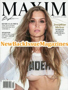 Maxim 10/21,Josephine Skriver,Mykonos,Henry Clay Frick,October 2021,NEW - Picture 1 of 1