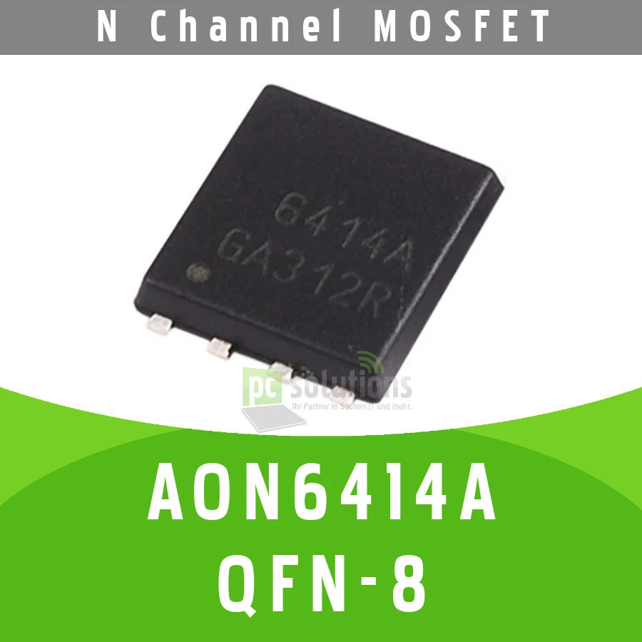 ✅ AON6414A AO6414A N-Channel MOSFET 30V DFN 5x6 - Bild 1 von 1