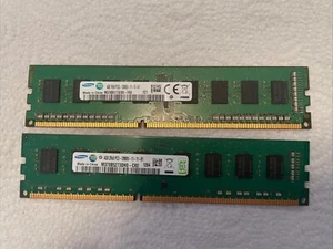 SAMSUNG 4GB 1Rx8 PC3-12800U-11-13-A1 DDR3 Total ( 8 GB ) - Picture 1 of 1