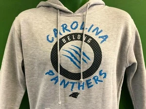 NFL Carolina Panthers Fanatics Grey Hoodie Pullover Men's Small NWOT - Picture 1 of 4
