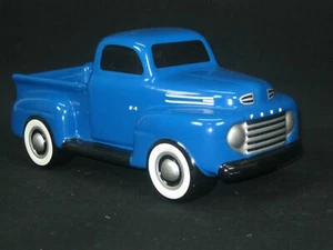 Teleflora Ford Truck Planter Blue 11" x 5"  - Picture 1 of 11