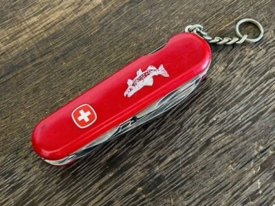 Antigua navaja suiza Wenger multiherramienta "pescador" de colección Foto 1 de 4