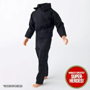LJN Black Outfit Shirt Pants Reproduction for SWAT Rookies Emergency 8" Figure - Picture 1 of 2
