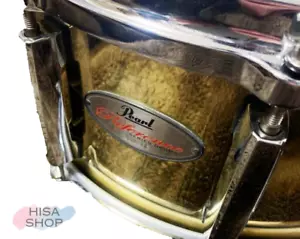 Pearl Reference Brass Snare Drum RFB1450 14x5" w/ Soft Case & Keys Used - Picture 1 of 6