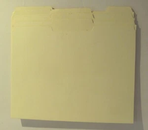 Pendaflex / Officemax File Folders - Letter Size Manila 1/3-Cut Tab - Set of 12 - Picture 1 of 2