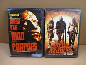 House of 1000 Corpses & The Devil's Rejects DVD's R & Unrated Rob Zombie Films - Picture 1 of 24
