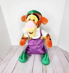 Walt Disney Winnie the Pooh Tigger Christmas Elf 13" Plush Stuffed Animal - Picture 1 of 6
