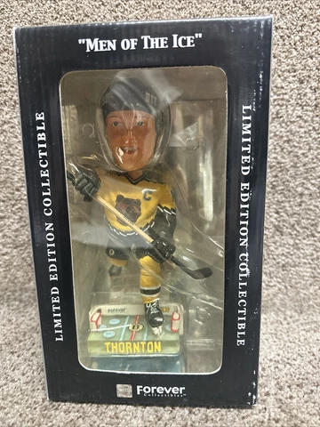 JOE THORNTON BRUINS SHARKS “MEN OF THE ICE” FOCO FOREVER COLLECTIBLES BOBBLEHEAD Cover