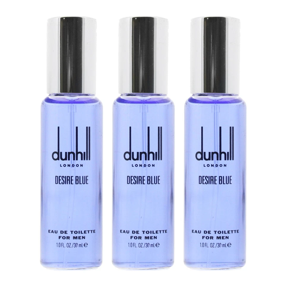 Alfred Dunhill Desire Blue Eau de Toilette 30ml Spray x 3
