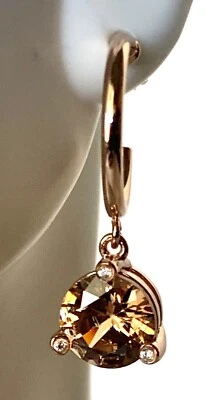 Brinco Huggie Kate Spade Rise & Shine Drop Light Colorado novo com etiquetas com capa de poeira - Imagem 1 de 4