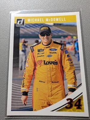 2019 Panini Donruss Racing Nascar Michael McDowell #45 - Image 1 of 2